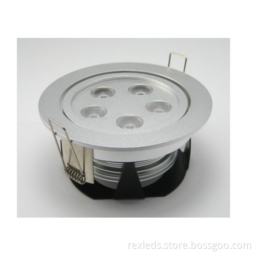 High Power 5w Led Down Lighting Fixtures, Rex-d026 Indoor Led Ceiling Lights, 5500-6000k